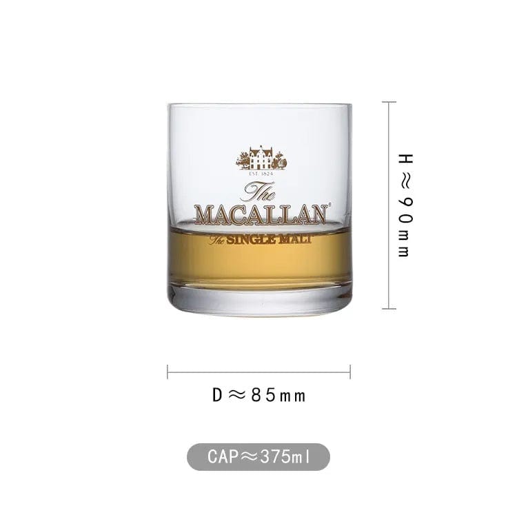 ALDO Kitchen & Dining > Tableware > Drinkware Private Collection Macallan Signature Single Malt  Lover's Collection Copita Nosing Crystal Faceted  Whiskey Lead-Free Glasses