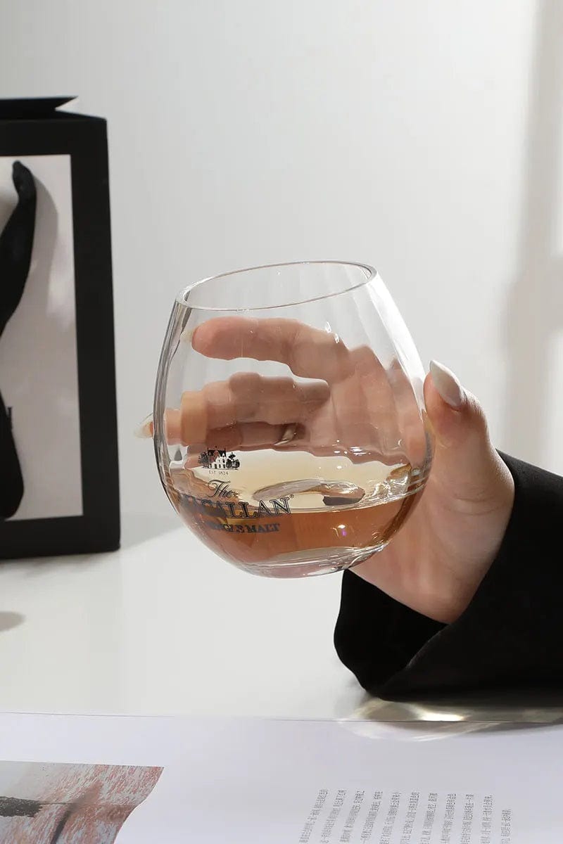 ALDO Kitchen & Dining > Tableware > Drinkware Private Collection New Macallan Signature Single Malt  Elegant Lady Flower Buds Crystall  Whiskey Lead-Free Glasses