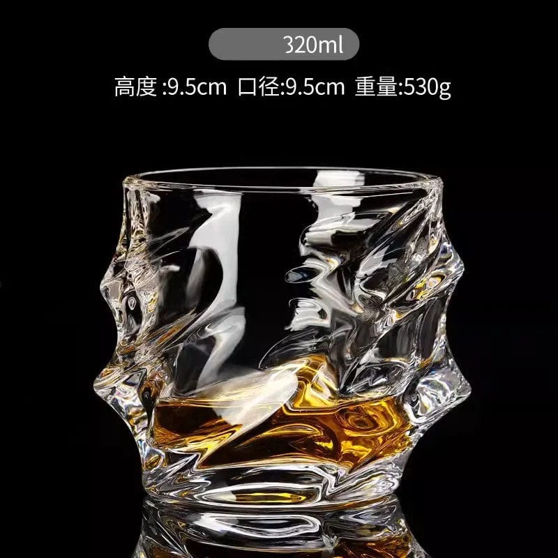 ALDO Kitchen & Dining > Tableware > Drinkware Private Collections Design Whiskey Brandy Crystal Diamond Cut Glass