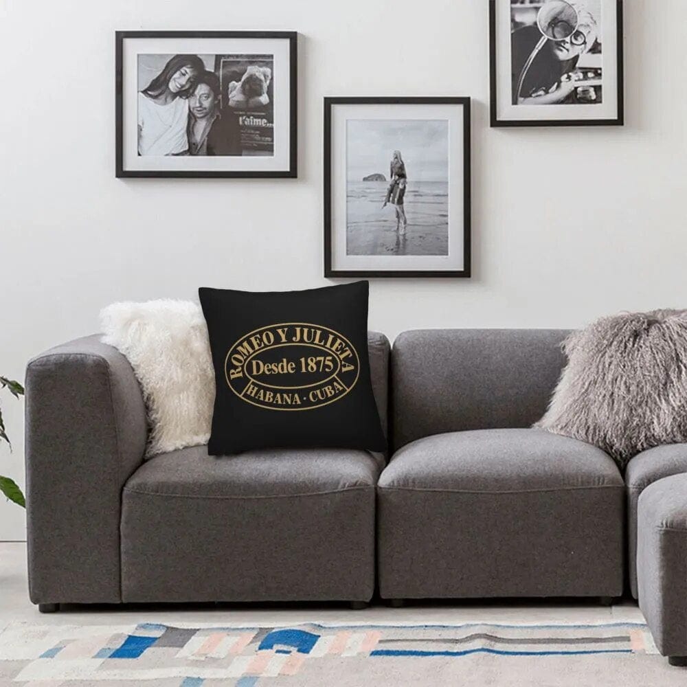 ALDO Linens & Bedding > Bedding > Pillowcases & Shams Romeo and Julieta Habana Cuba Cigar Style Pillowcases  Poliester
