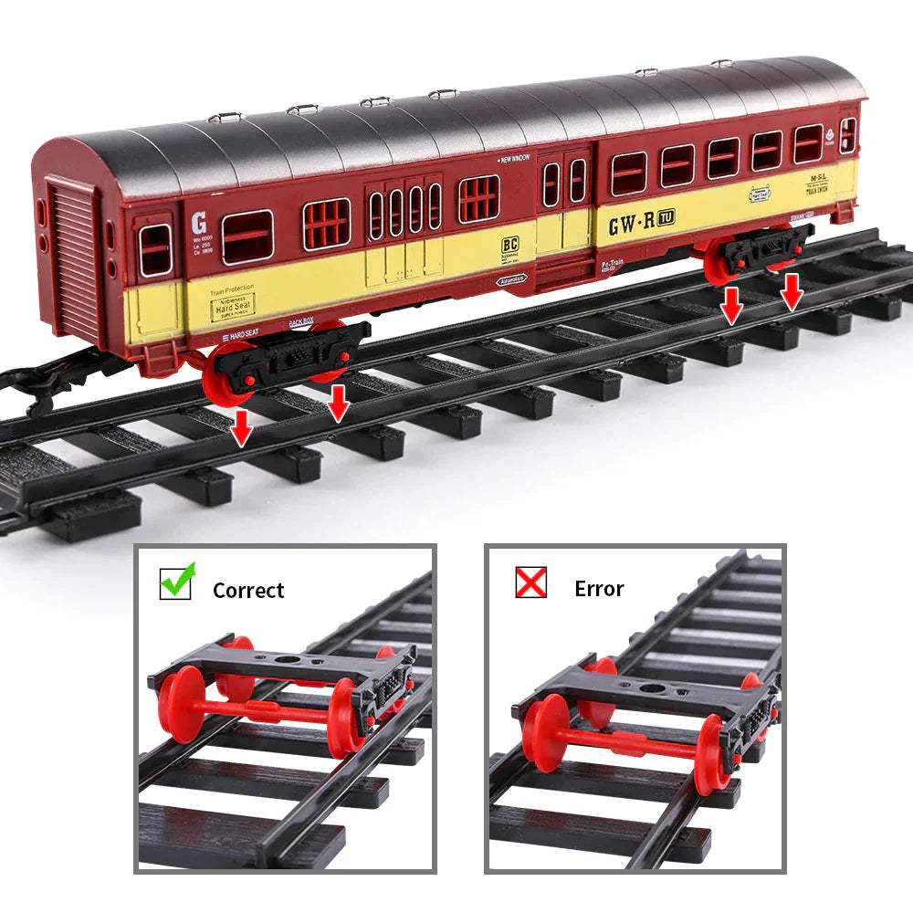 ALDO Toys & Games Classic Christmas Electric Train Toy Children's Railway Train with Steam and Sound