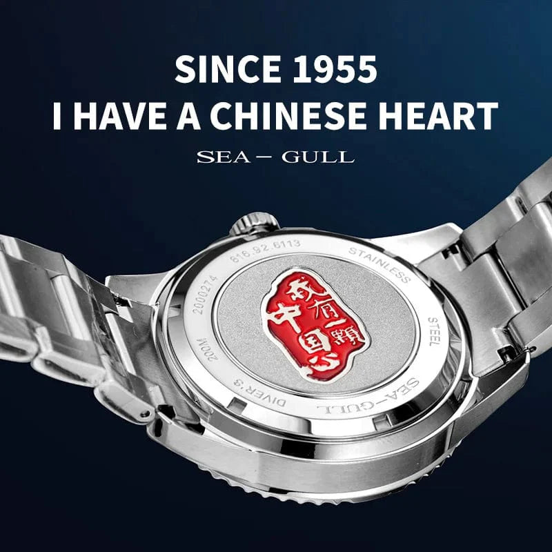 Jaragar Décor > Watches Sea- Gull Original Official World Famous  Man's Luxury Ocean Star Luminous  Wristwatch Sport 20Bar Diving Waterproof Automatic Movement