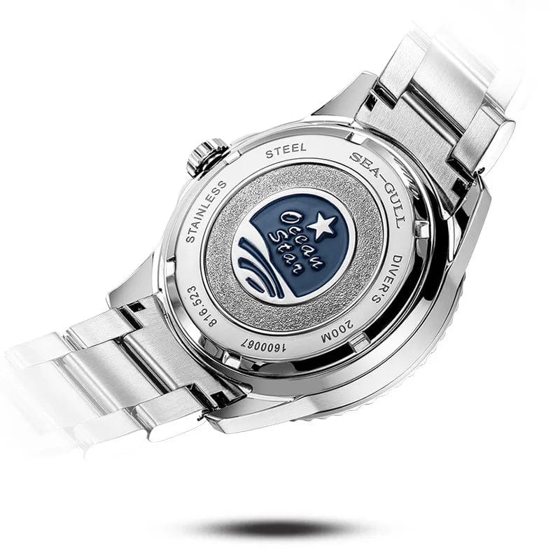 Jaragar Décor > Watches Sea- Gull Original Official World Famouse  Man's Luxury Wrist Sport 200m Diving Waterproof Watch Automatic Movement